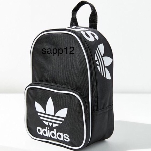 🆕ADIDAS///Original Black Mini Backpack - Picture 2 of 7